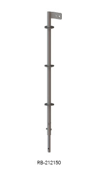 Vertical pole for podium end Tobler AG
