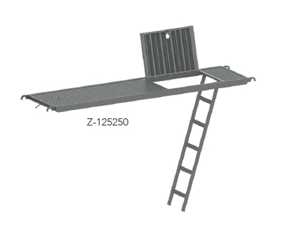 Deck with hatch and ladder light Tobler AG
